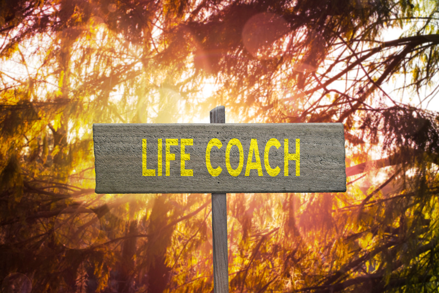 Life Coach motivational sign